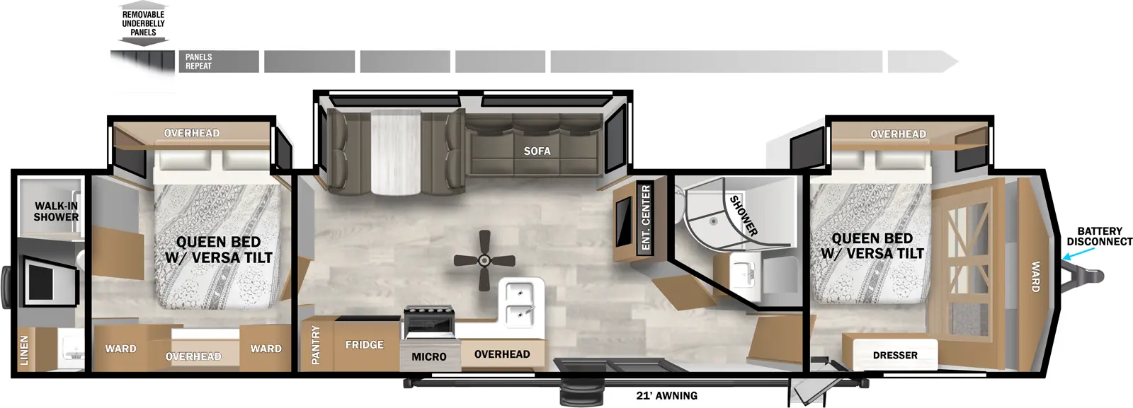 Wildwood Lodge 42DMS Floorplan